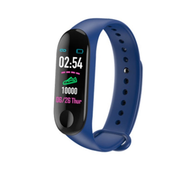 Pulsera inteligente, medidor de frecuencia cardíaca y presión arterial e información de pasos