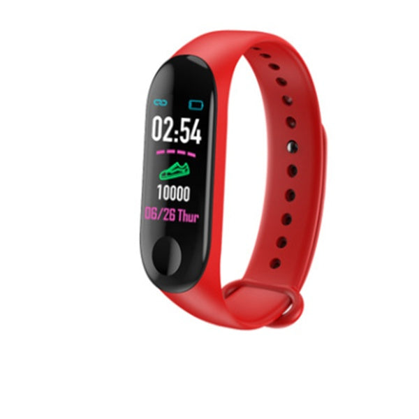 Pulsera inteligente, medidor de frecuencia cardíaca y presión arterial e información de pasos